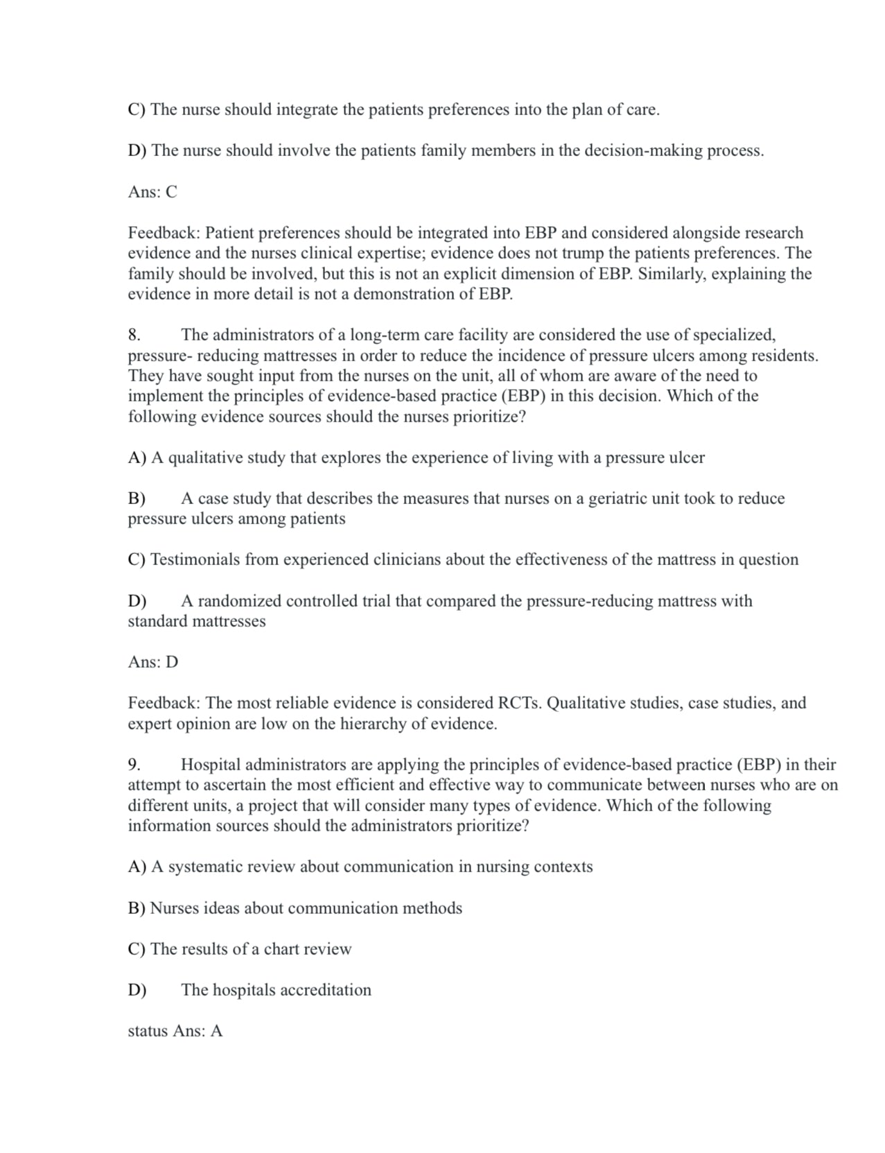 Test Bank Primary Care: The Art and Science of Advanced Practice Nursing – An Interprofessional Approach, 6th Edition by Debera J. Dunphy-Exam Guide Bank