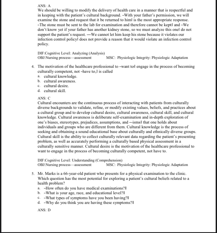 Test Bank – Seidel’s Guide to Physical Examination, 10th Edition-Exam Guide Bank