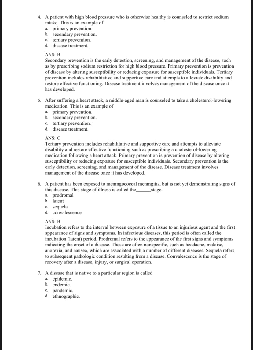 Test bank Pathophysiology, 7th Edition by Banasik-Exam Guide Bank