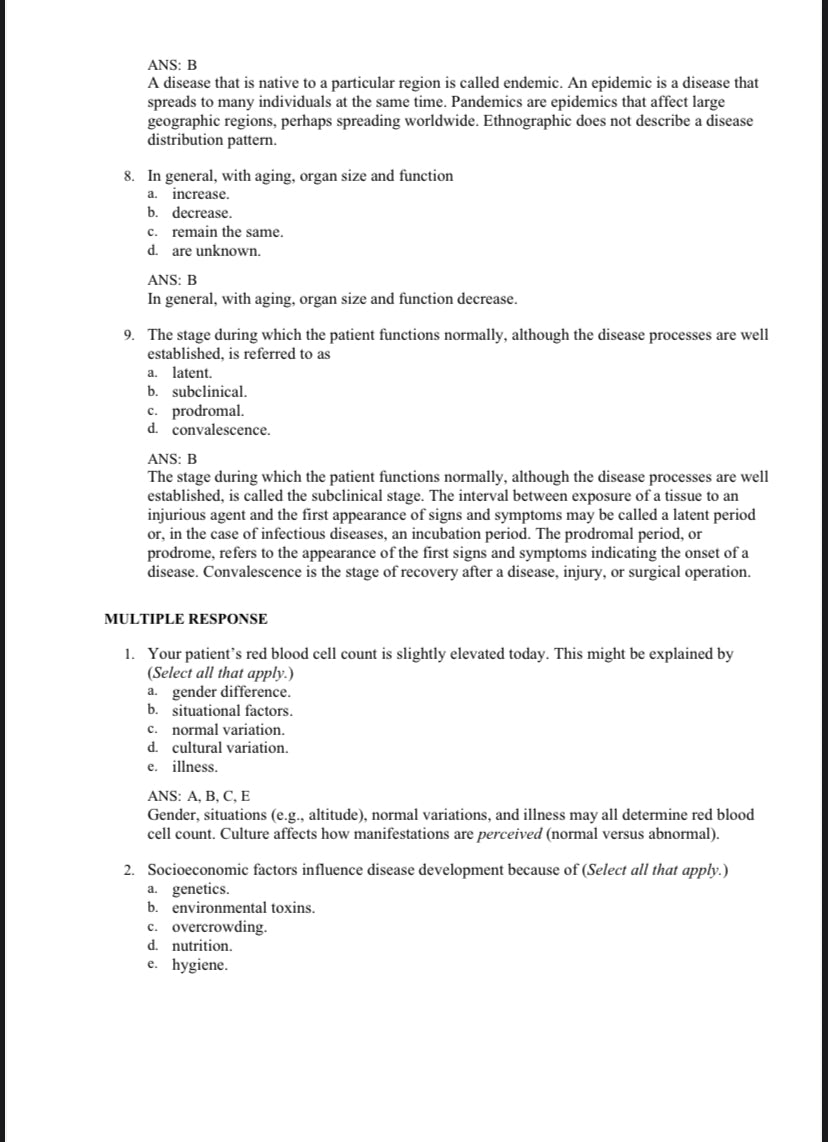 Test bank Pathophysiology, 7th Edition by Banasik-Exam Guide Bank