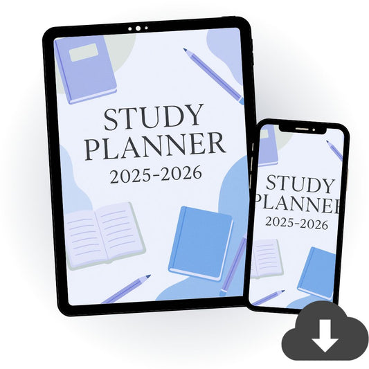 Printable Study Planner 2025–2026-Exam Guide Bank