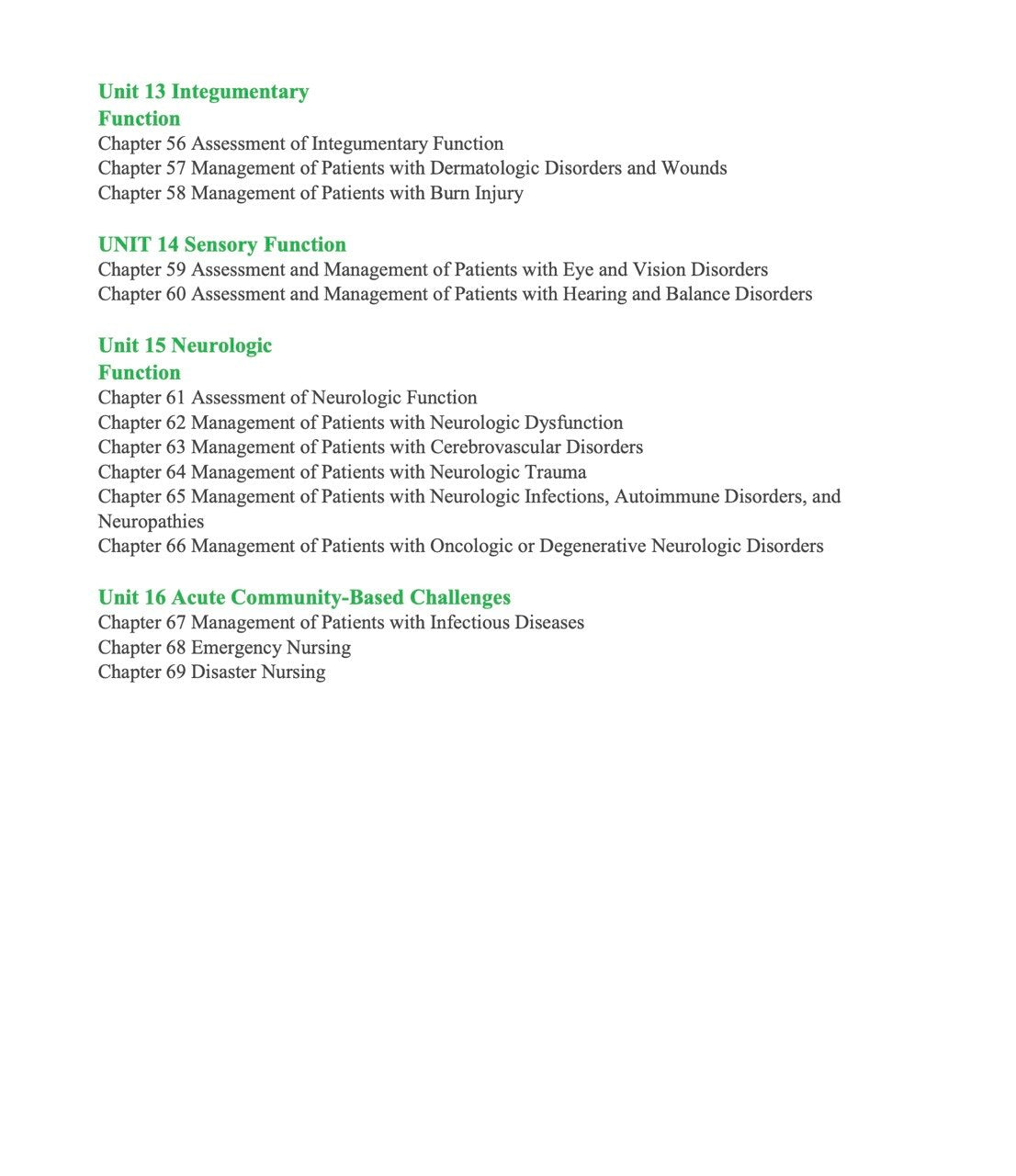 Test Bank Brunner & Suddarth's Medical-Surgical Nursing 16th Edition by Hinkle-Exam Guide Bank