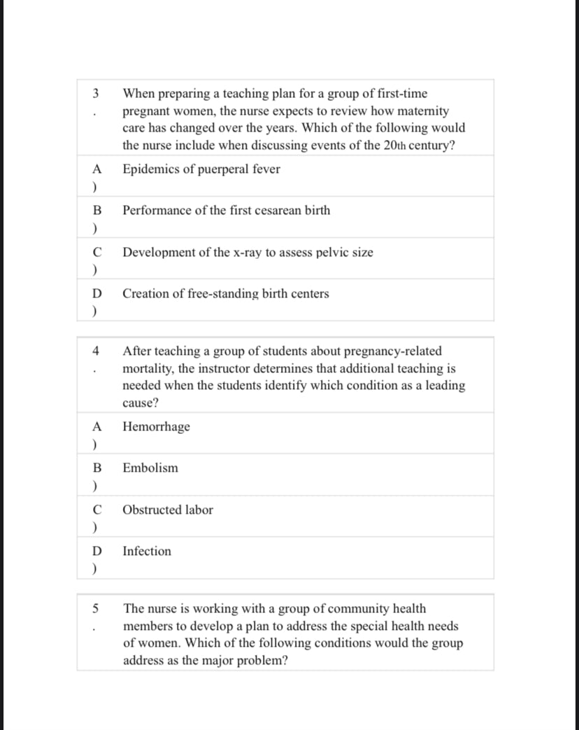 Test Bank Essentials of Maternity, Newborn, and Women’s Health Nursing, 5th Edition by Ricci-Exam Guide Bank