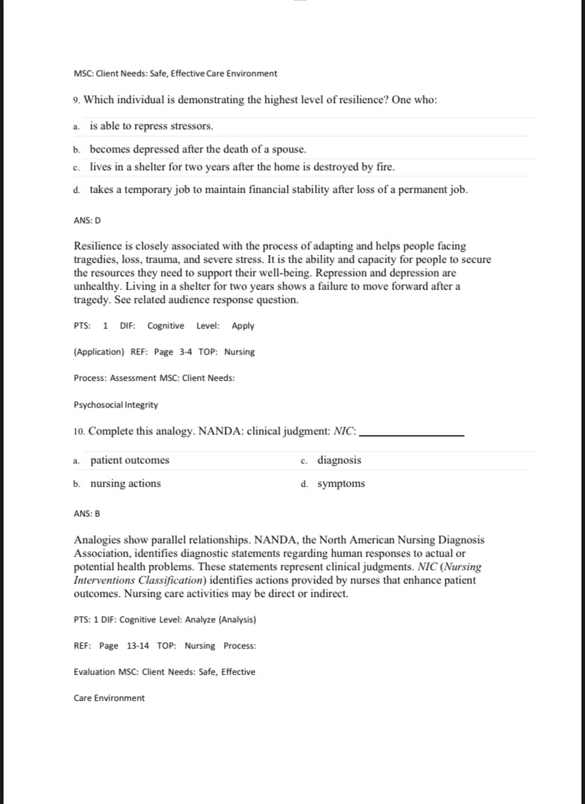 Test Bank Foundations of Mental Health Care 8th Edition by Morrison-Valfre-Exam Guide Bank