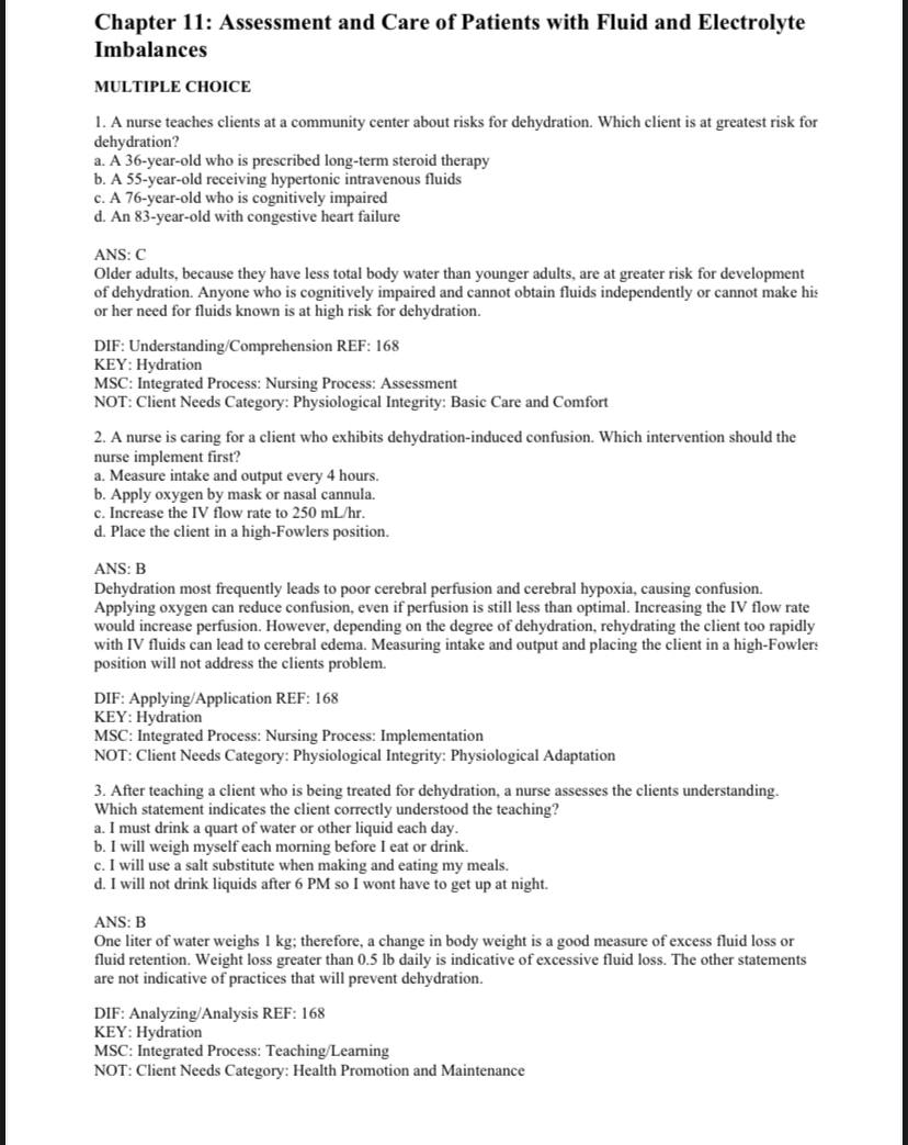 Test Bank Medical-Surgical Nursing: Concepts for Interprofessional Collaborative Care 9th edition by Donna D. Ignatavicius-Exam Guide Bank