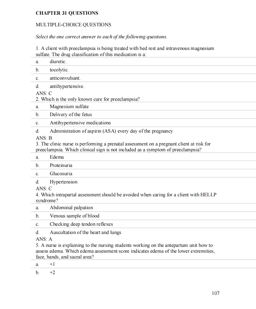 Test Bank Women’s Health in Nursing 3rd Edition by Kerri Durnell Schuiling-Exam Guide Bank