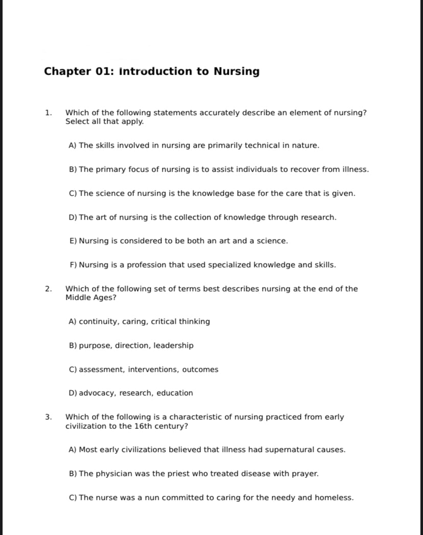 Test Bank for Fundamentals of Nursing 10th Edition by Taylor-Exam Guide Bank